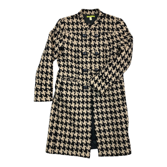Coat Peacoat By Sigrid Olsen In Black & Cream, Size:L