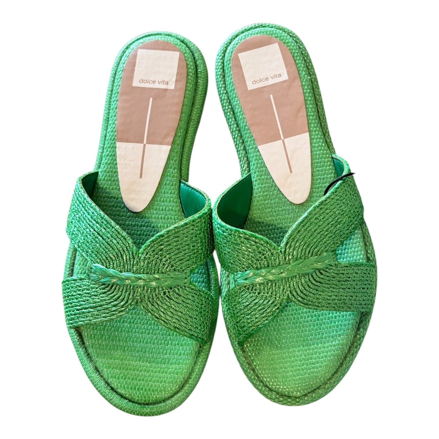 Sandals Flats By Dolce Vita In Green, Size:9