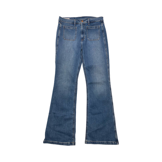 Jeans Wide Leg By Gap In Blue Denim, Size:12