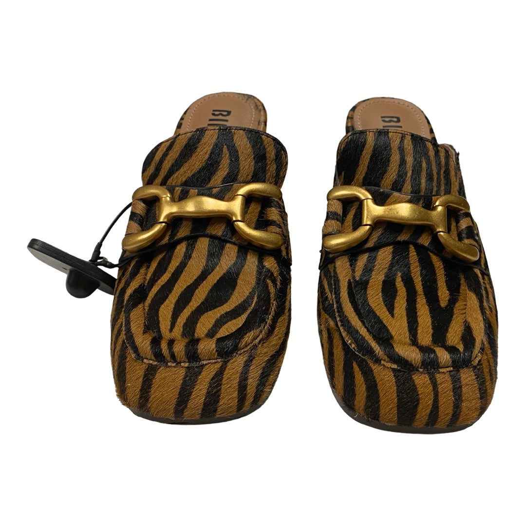 Shoes Heels Block By Anthropologie In Animal Print, Size:9