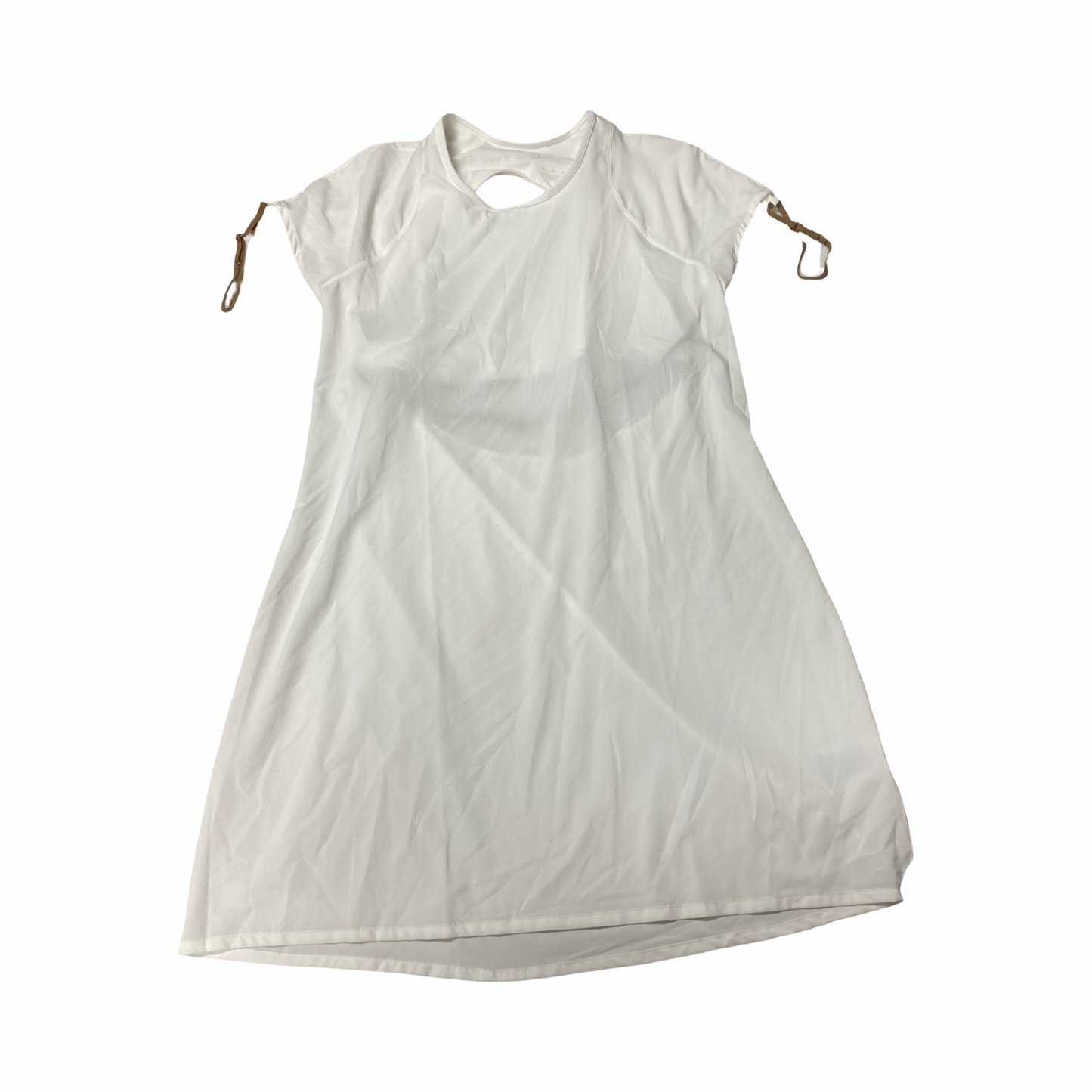 Dress Casual Midi By Nike In White, Size:Xl