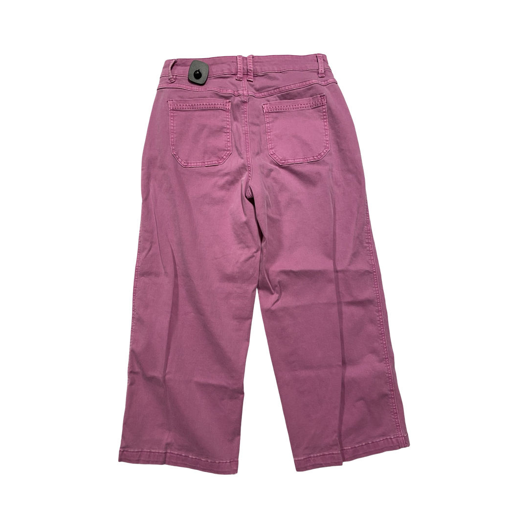 Jeans Cropped By MB MAINSTREAM BOUTIQUE In Pink, Size:4