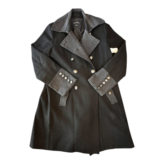 Coat Peacoat By Nautica In Black, Size:L