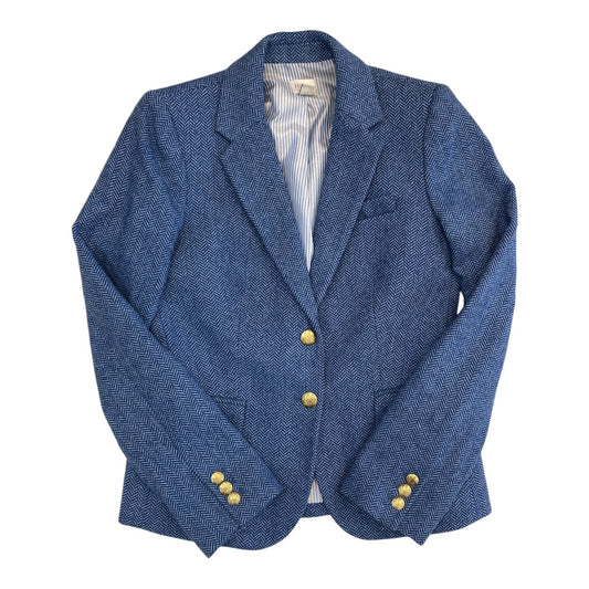 Blazer By J. Crew In Blue, Size:2
