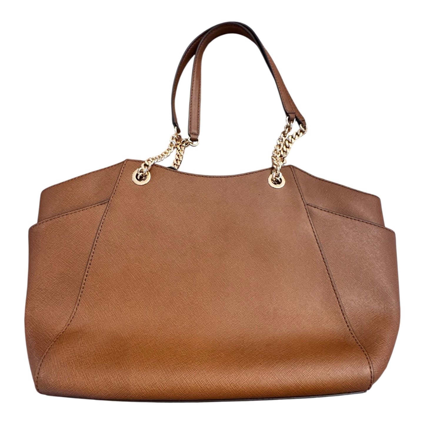 Handbag Designer By Michael Kors In Brown, Size:Medium