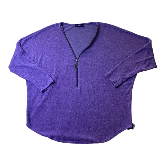 Sweater By Ariella In Purple, Size:M