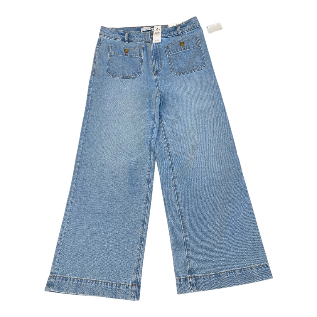 Jeans Straight By Loft In Blue Denim, Size:6