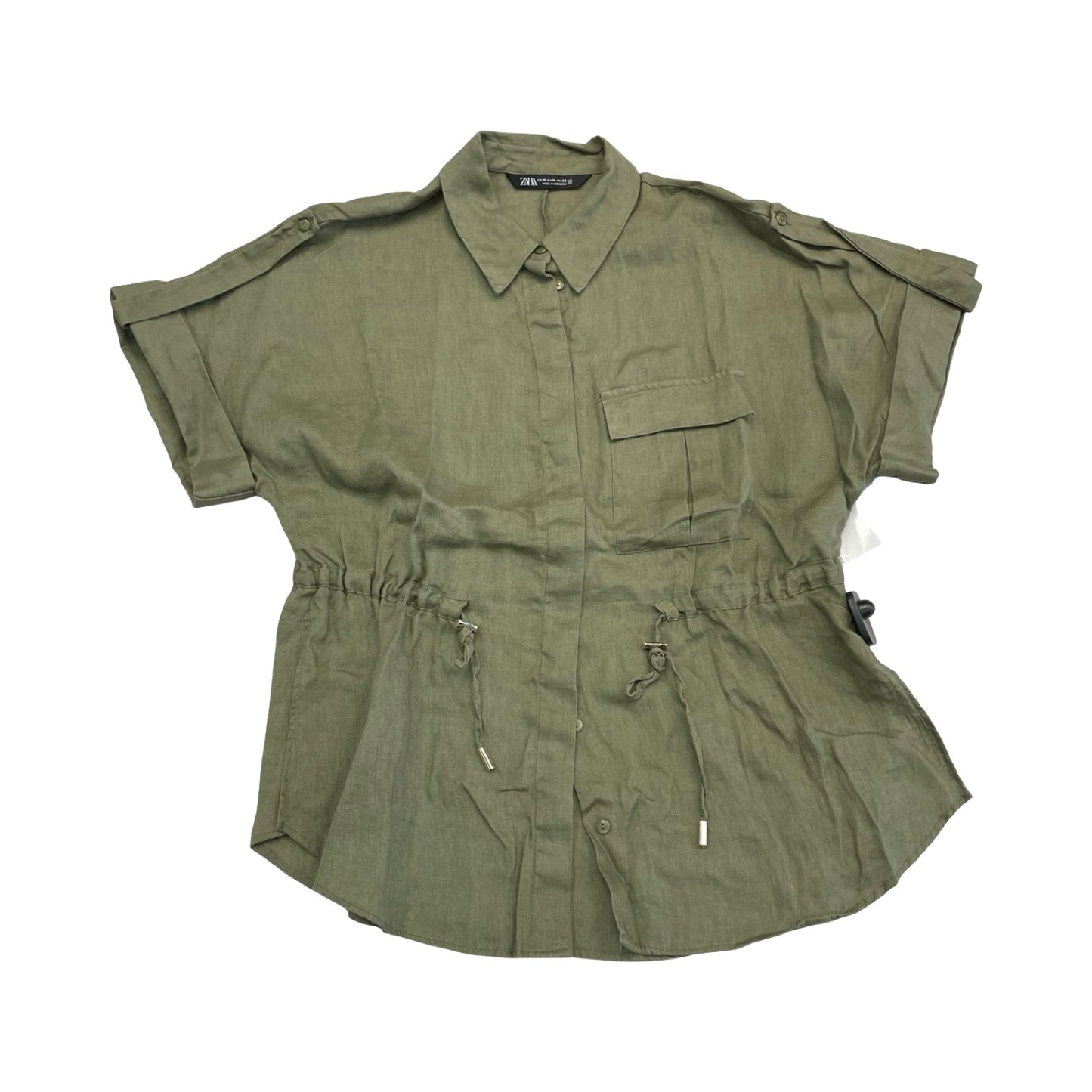 Top Ss By Zara In Green, Size:M