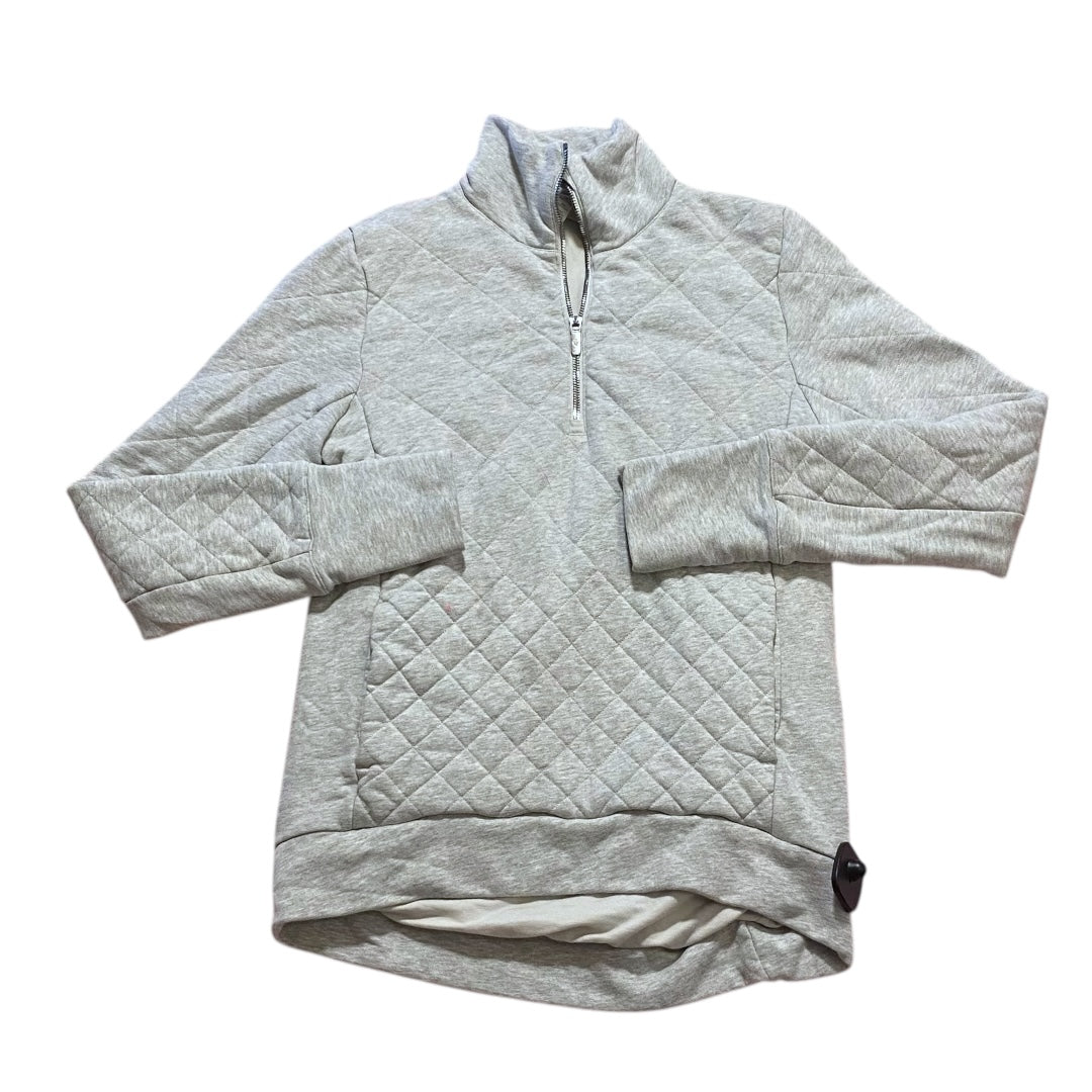 Athletic Sweatshirt Collar By Lululemon In Grey, Size:6