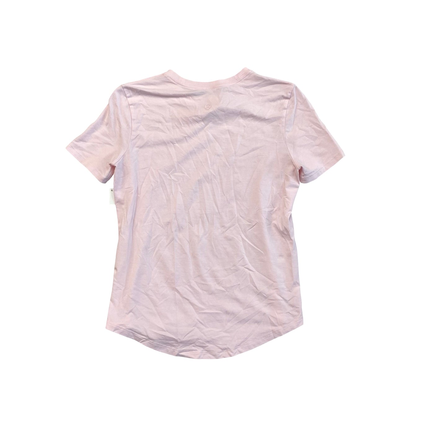 Athletic Top Ss By Lululemon In Pink, Size:2