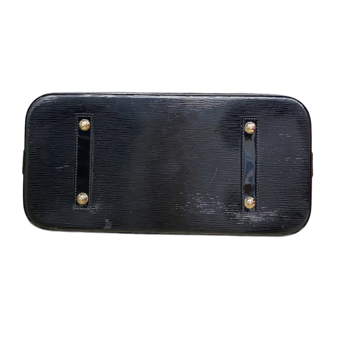Handbag Luxury Designer By Louis Vuitton In Black Epi, Size:Large (GM)