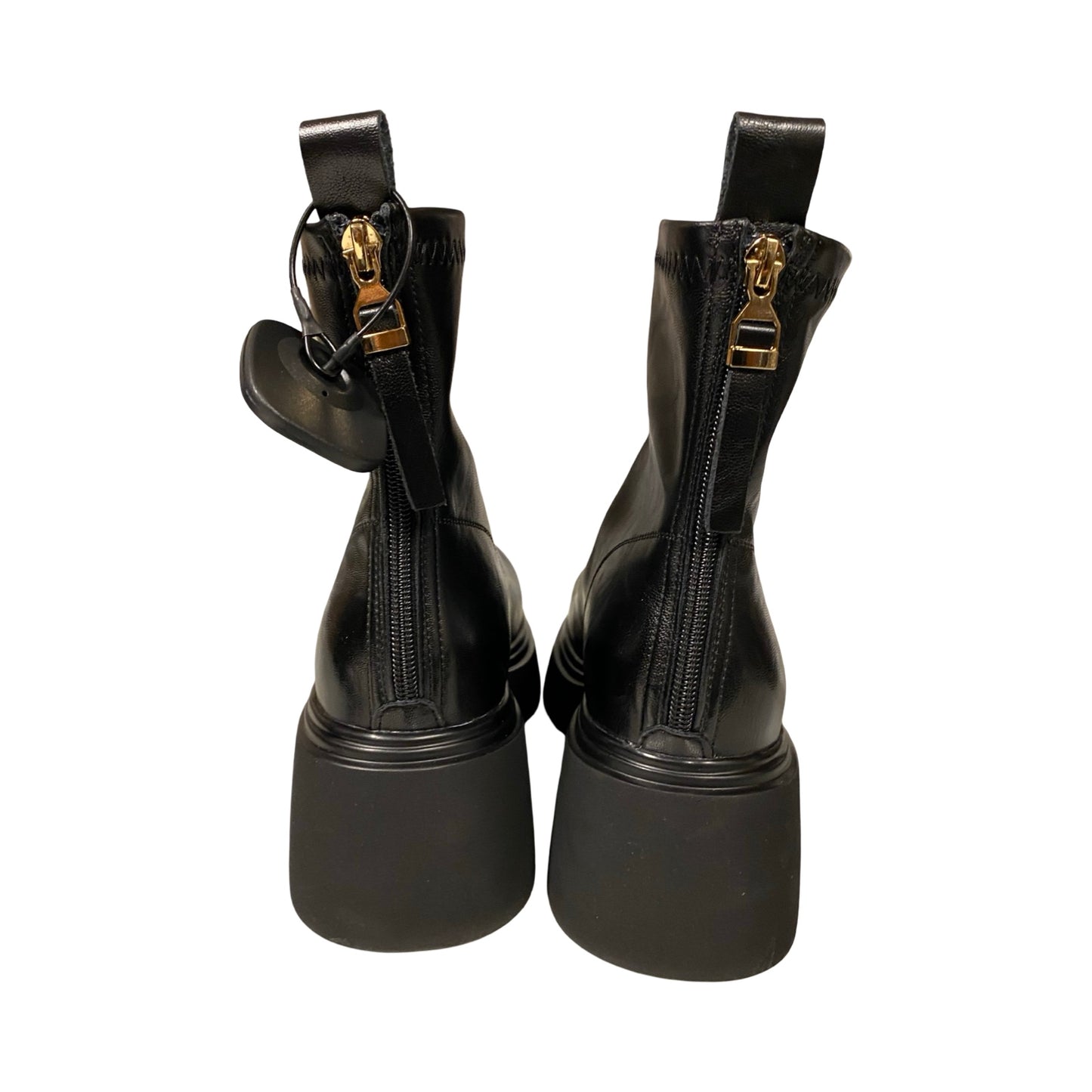 Boots Ankle Heels By Steve Madden In Black, Size:7.5