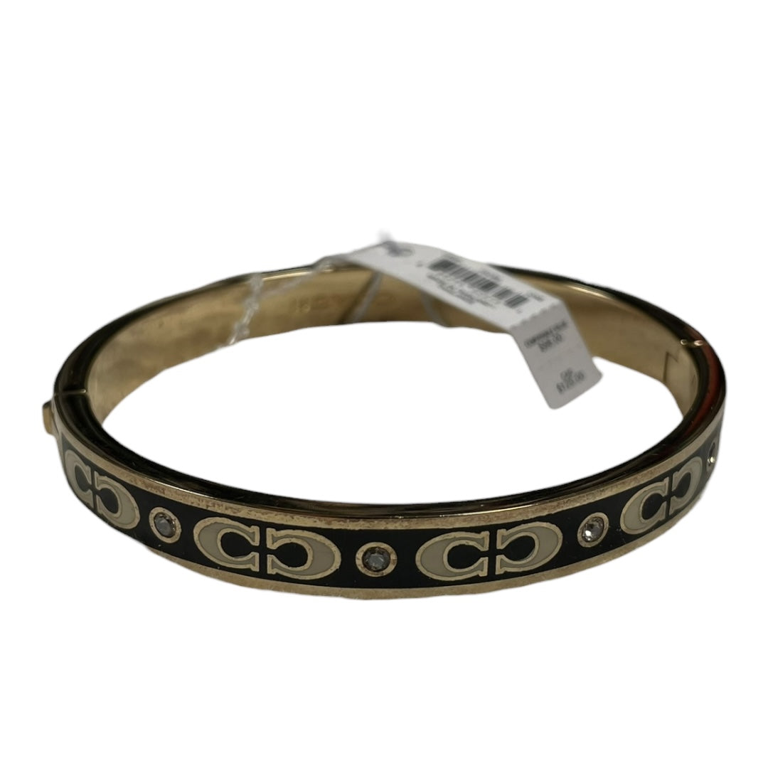 Bracelet Designer By Coach In Black & Gold