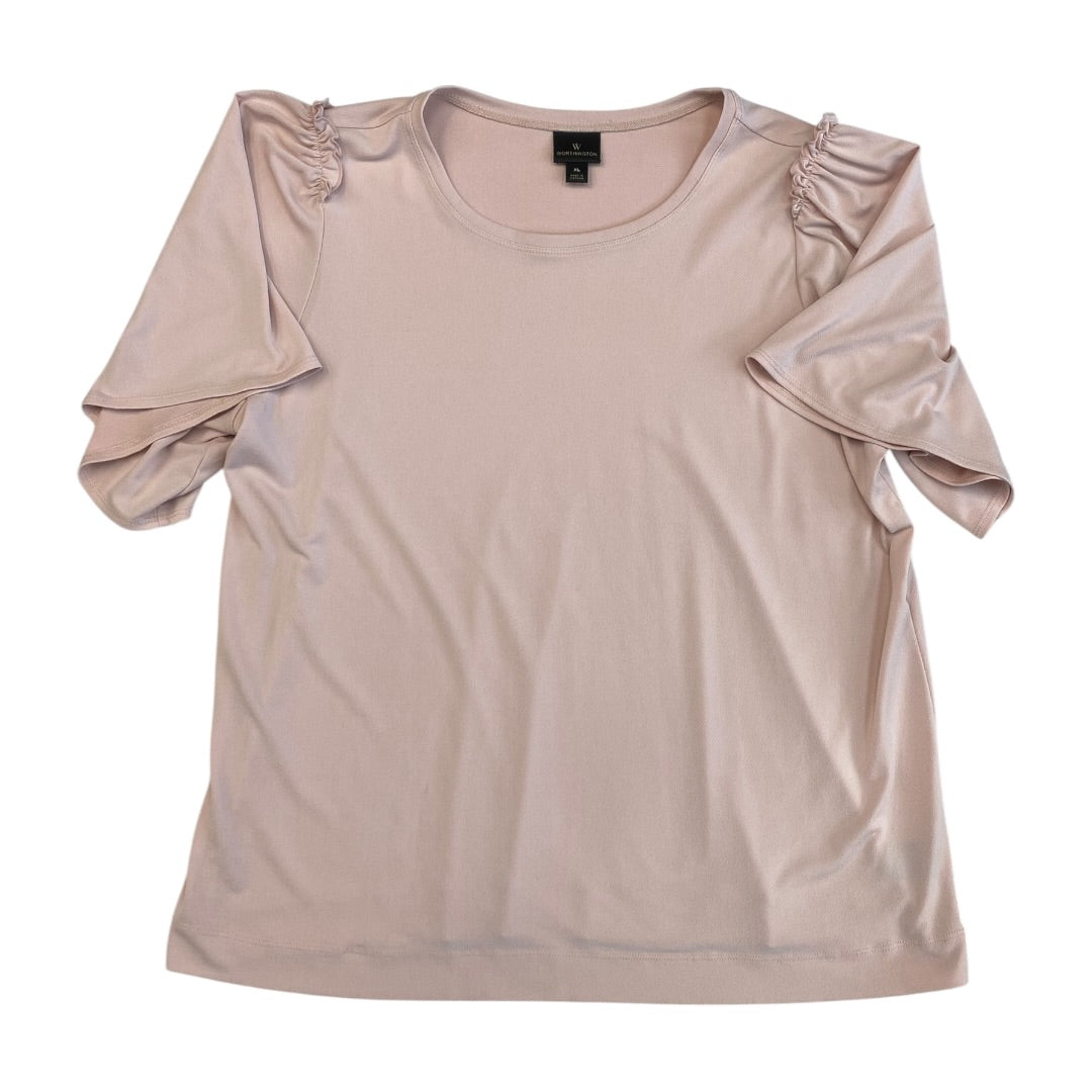 Top Ss By Worthington In Pink, Size:Xl