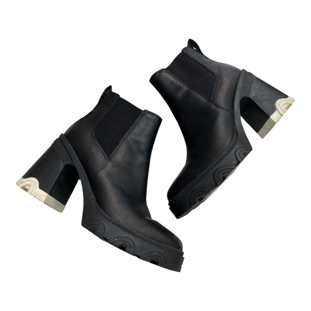 Boots Designer By Sorel In Black & White, Size:7.5