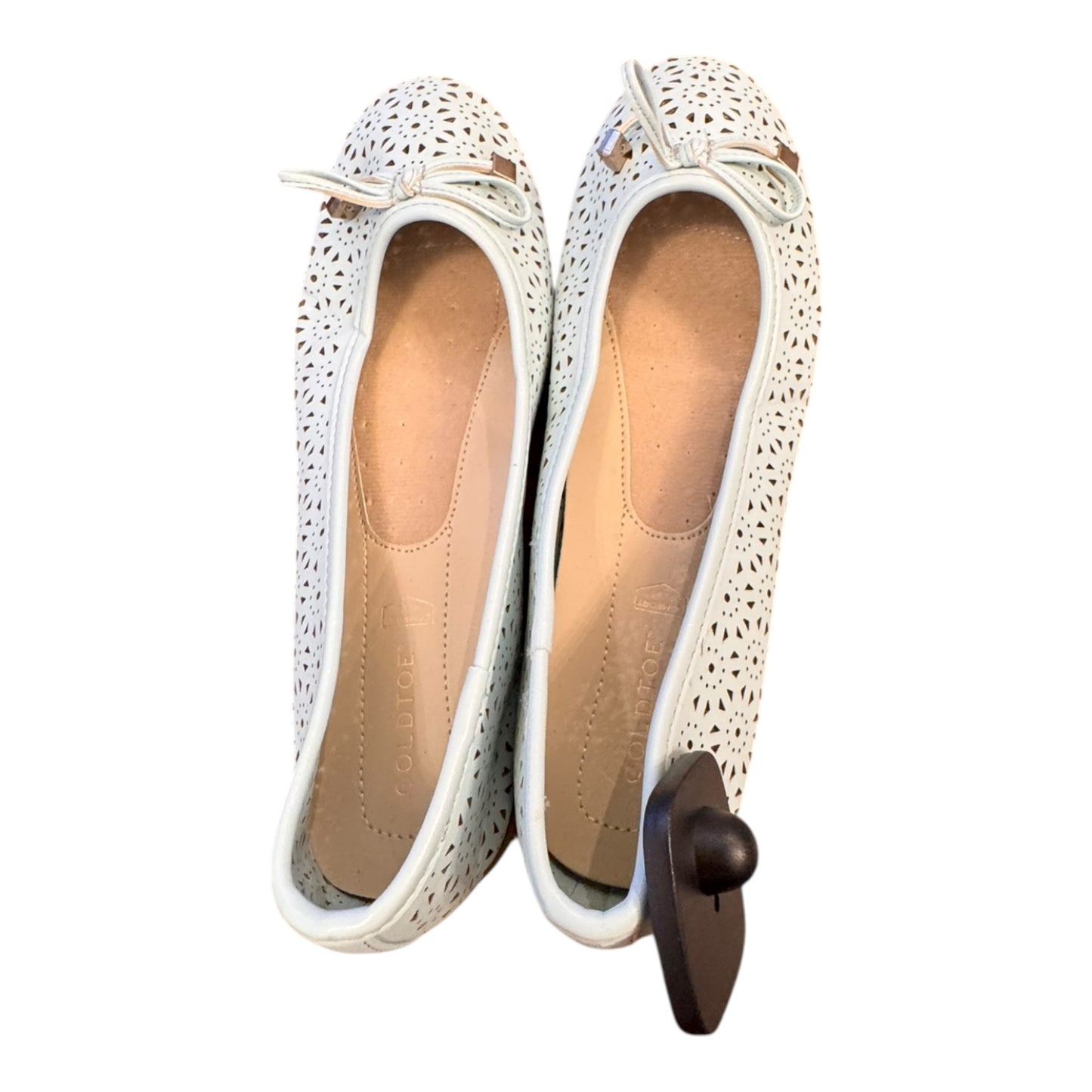 Shoes Flats By GOLD TOE In Blue, Size:8
