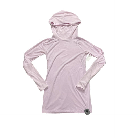 Athletic Top Ls Hoodie By Athleta In Pink, Size:Xs