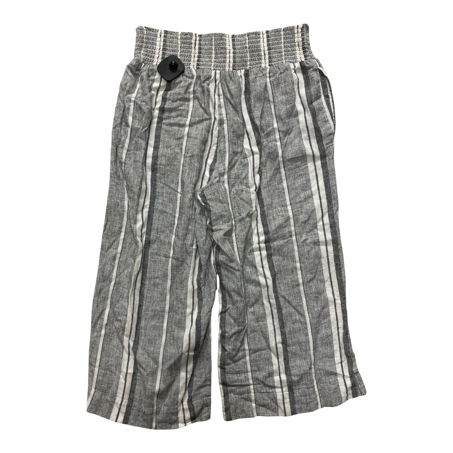 Pants Cropped By Cloth & Stone In Grey, Size:M