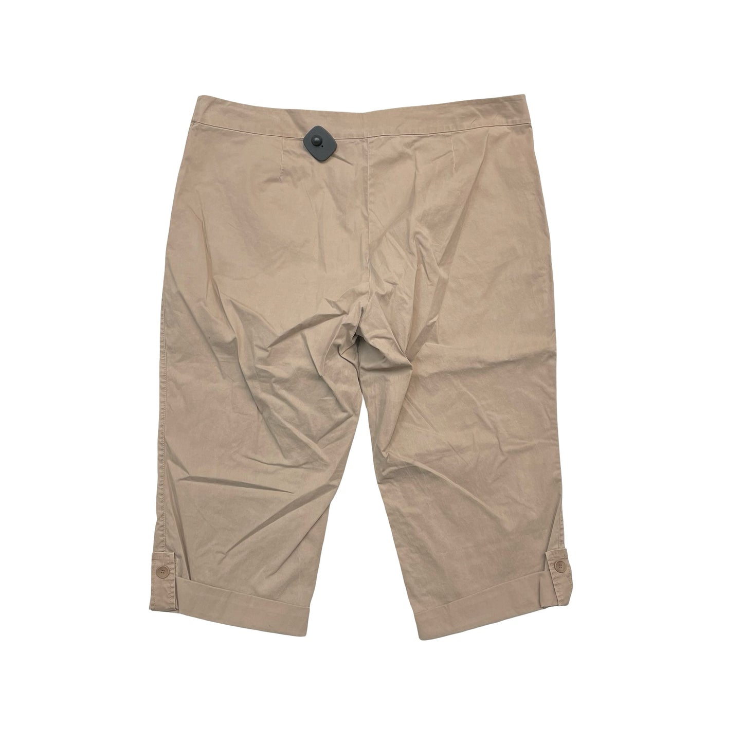 Pants Designer By Eileen Fisher In Tan, Size:1X