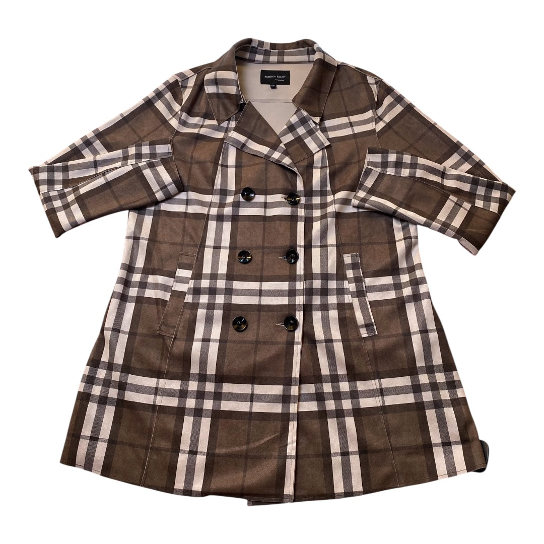 Blazer By Cmc In Plaid Pattern, Size:Xl