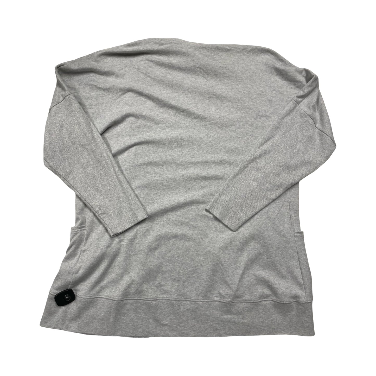 Sweater Cardigan By Pact In Grey, Size:M