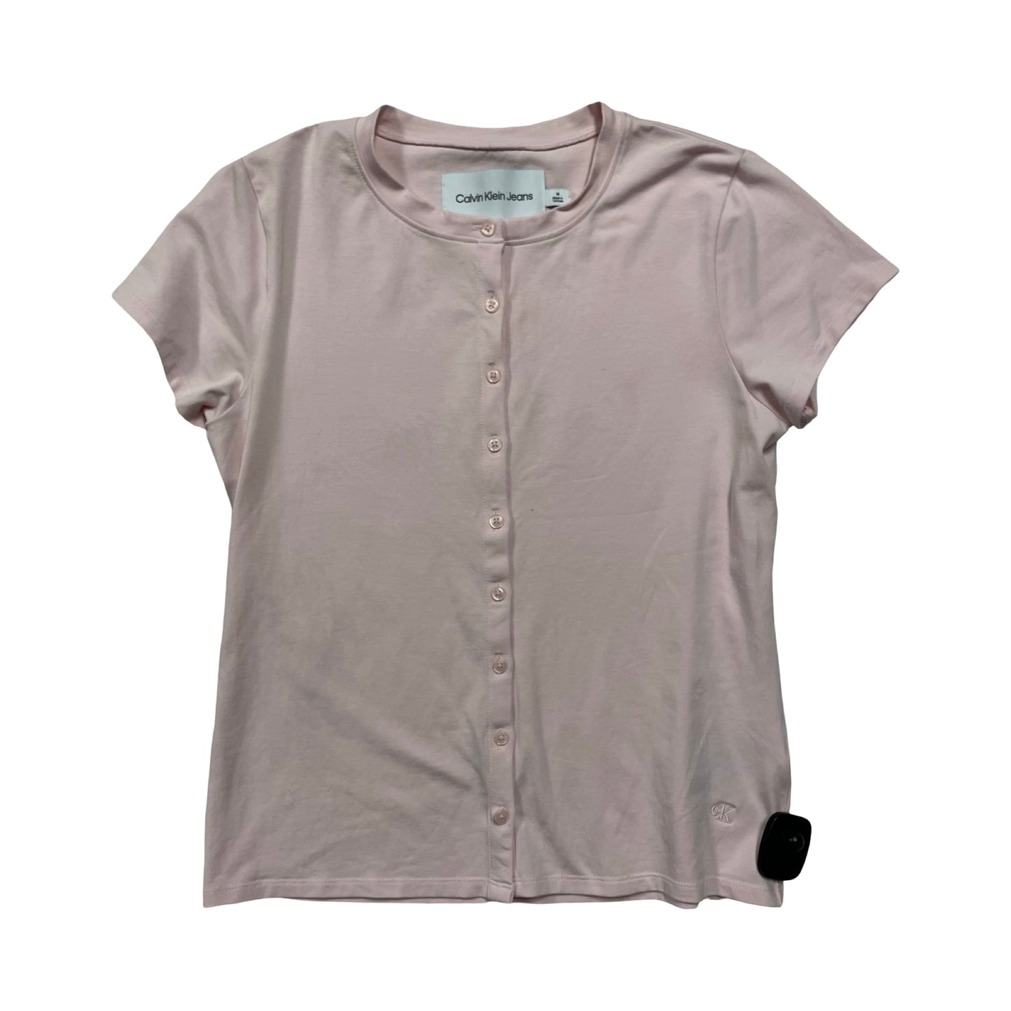 Top Ss By Calvin Klein In Pink, Size:M