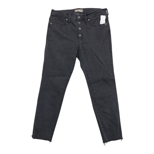 Jeans Straight By Madewell In Black Denim, Size:10
