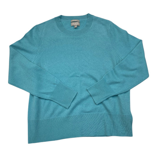Sweater Cashmere By J. Crew In Blue, Size:L