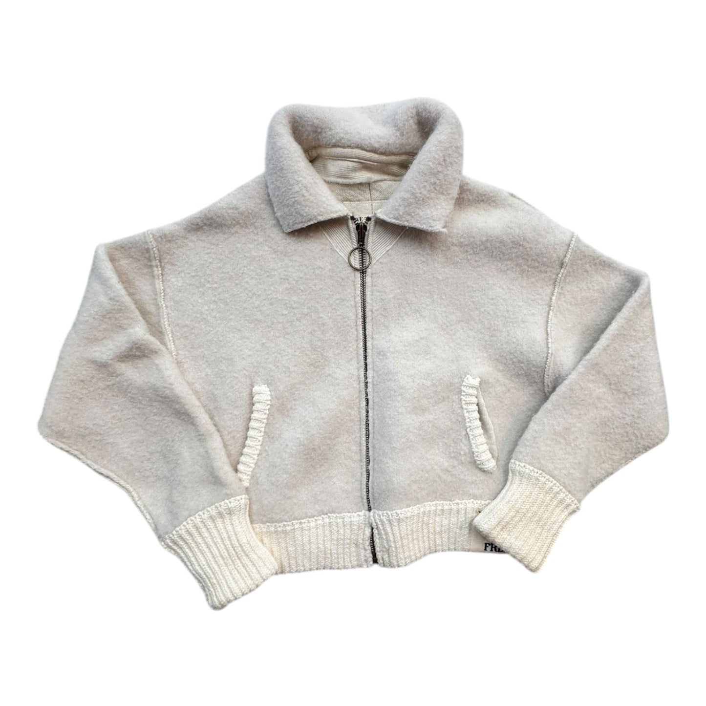 Sweater Cardigan By We The Free In Cream, Size:Xs