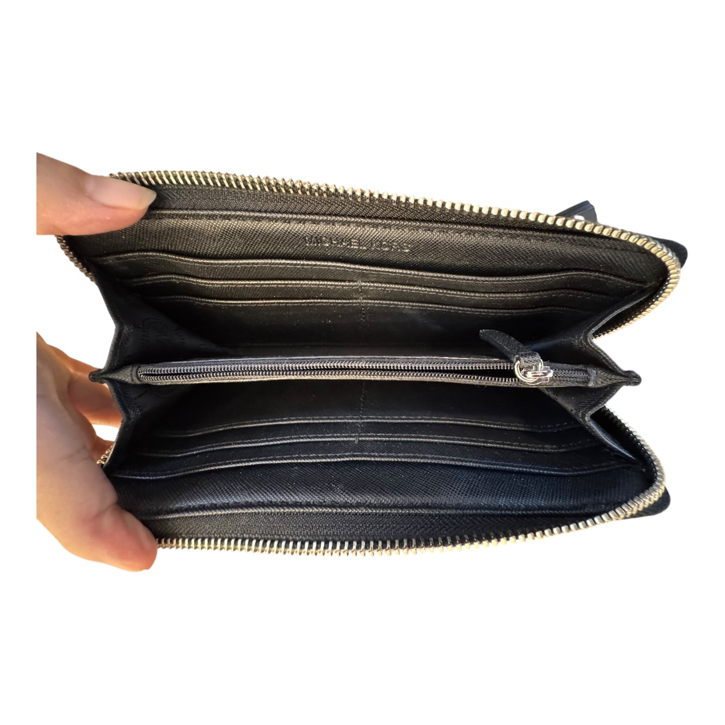 Wallet Designer By Michael Kors In Black, Size:Large