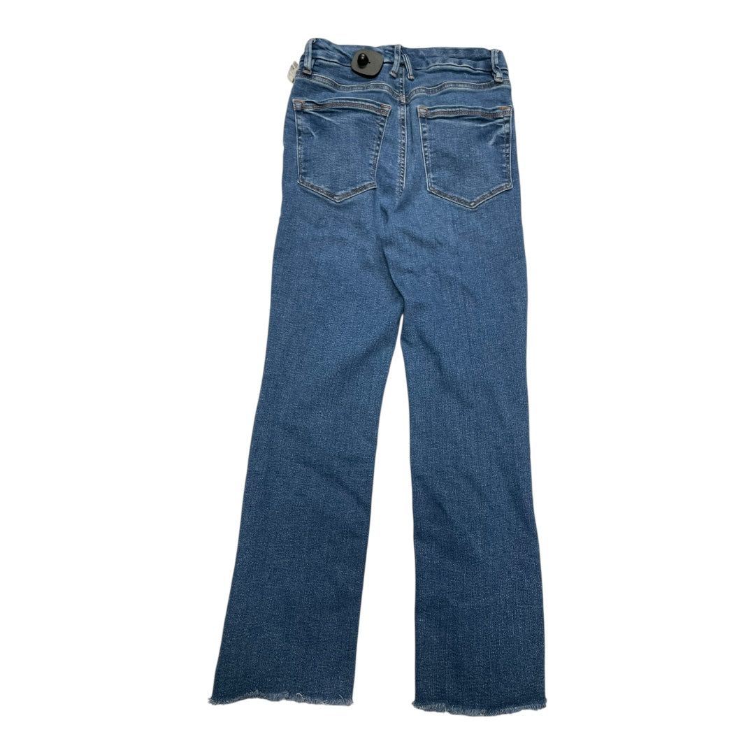 Jeans Straight By Good American In Blue Denim, Size:6