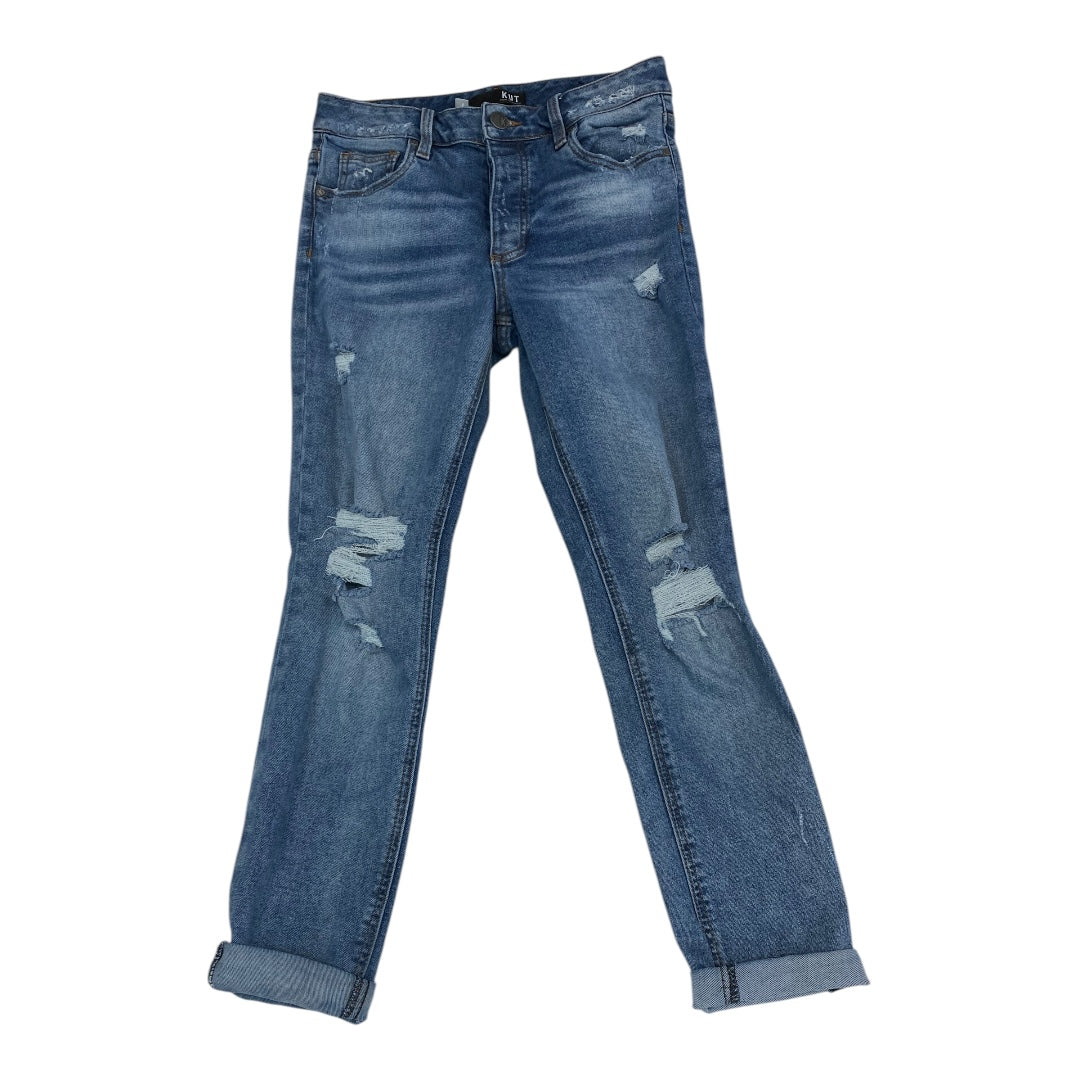 Jeans Skinny By Kut In Blue Denim, Size:2