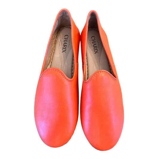 Shoes Flats By CHARIX In Orange, Size:8.5