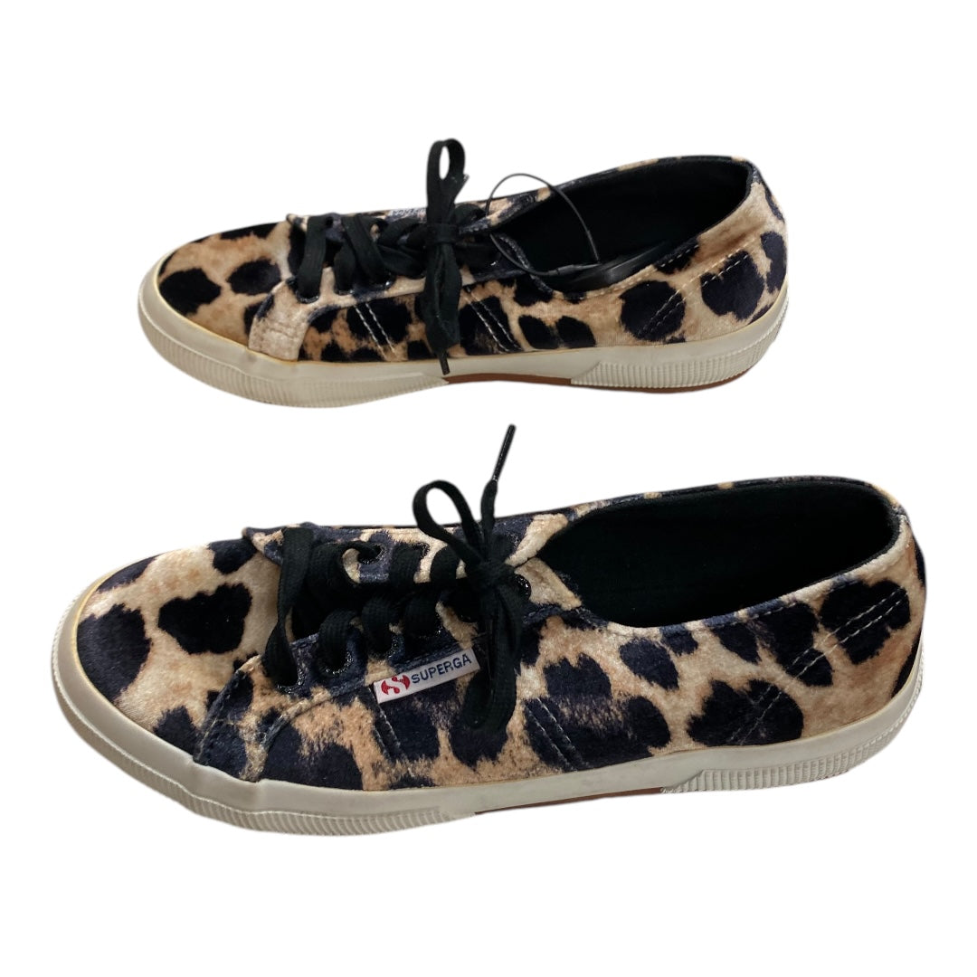 Shoes Sneakers By Superga In Animal Print, Size:7