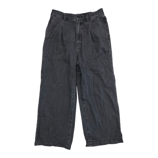 Jeans Wide Leg By Madewell In Black Denim, Size:4