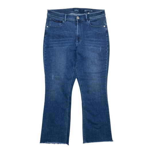 Jeans Flared By J. Jill In Blue Denim, Size:8