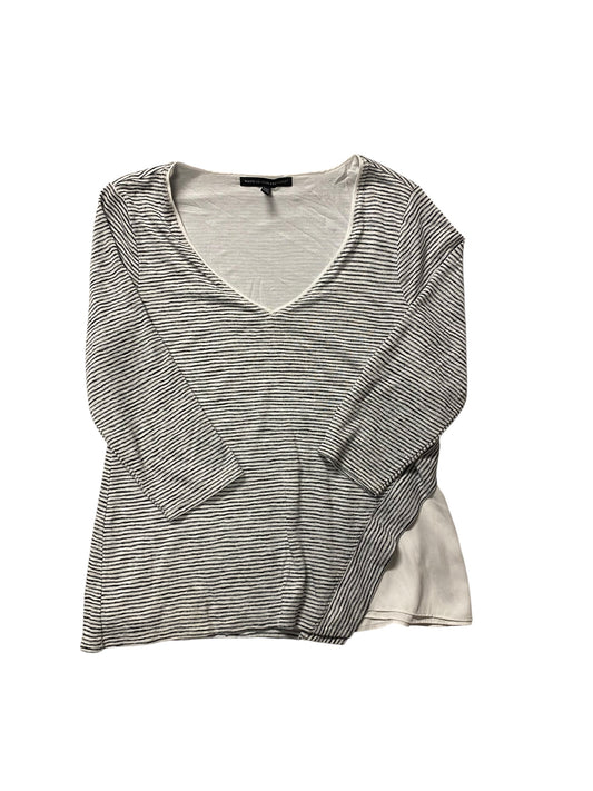 Top Ls By White House Black Market In Striped Pattern, Size:L