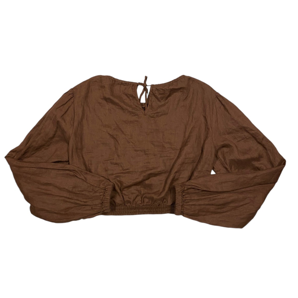 Top Long Sleeve By RHYTHM In Brown, Size: S