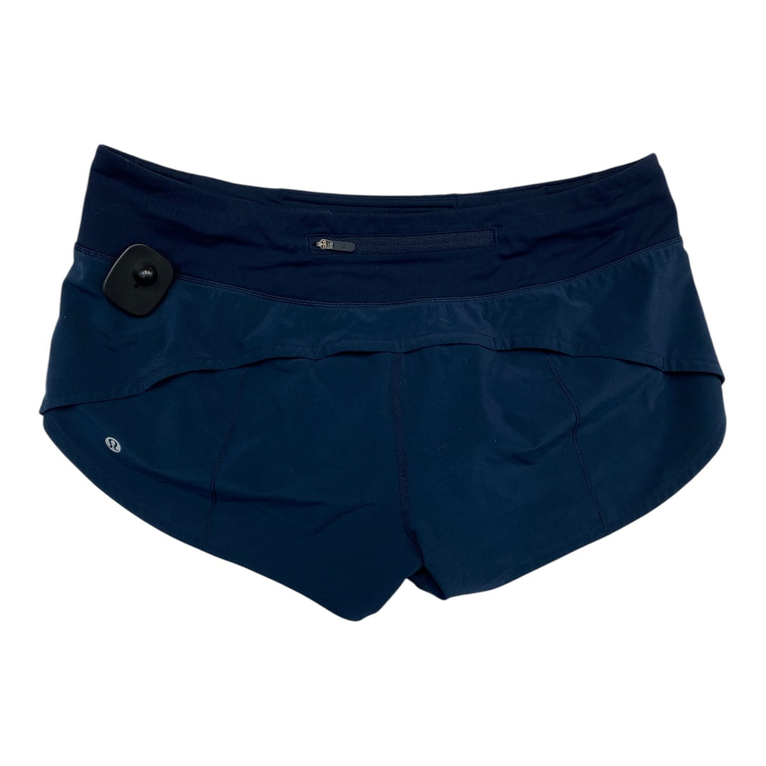 Athletic Shorts By Lululemon In Navy, Size:8