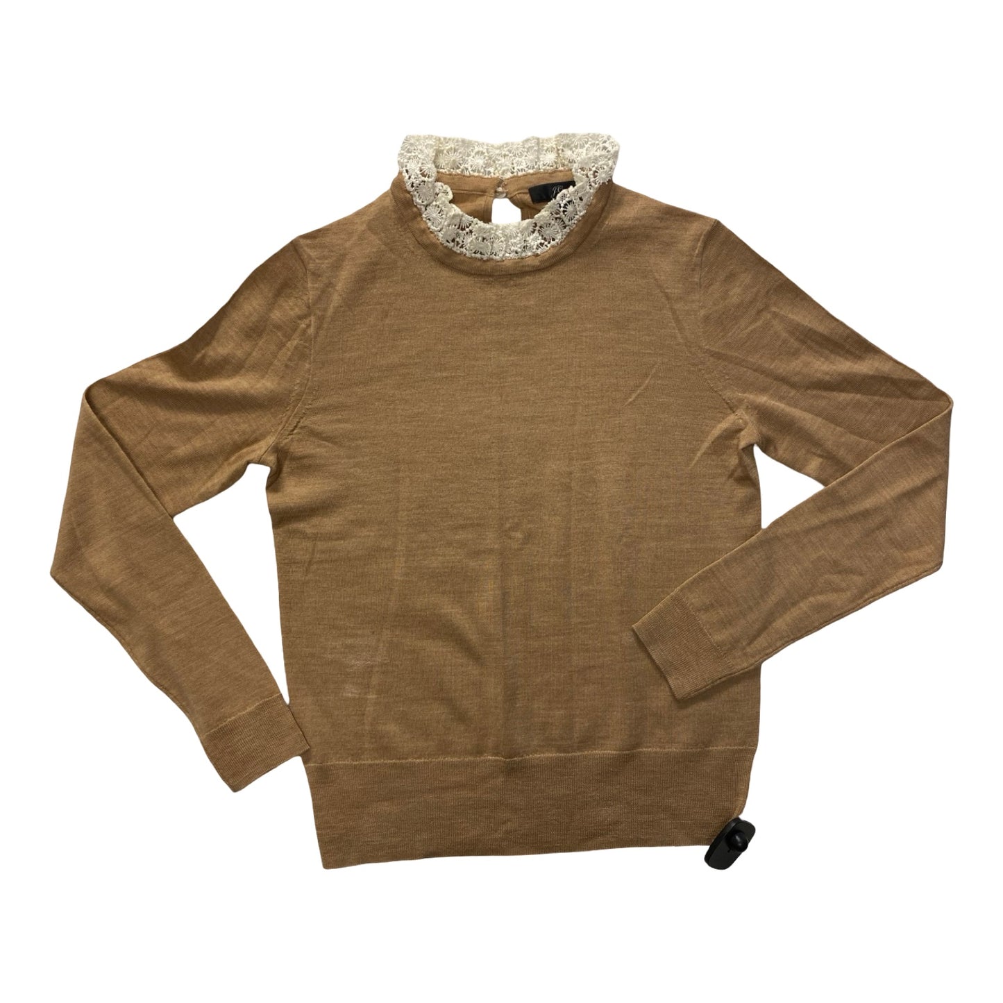 Sweater By J. Crew In Tan & White, Size:Xs
