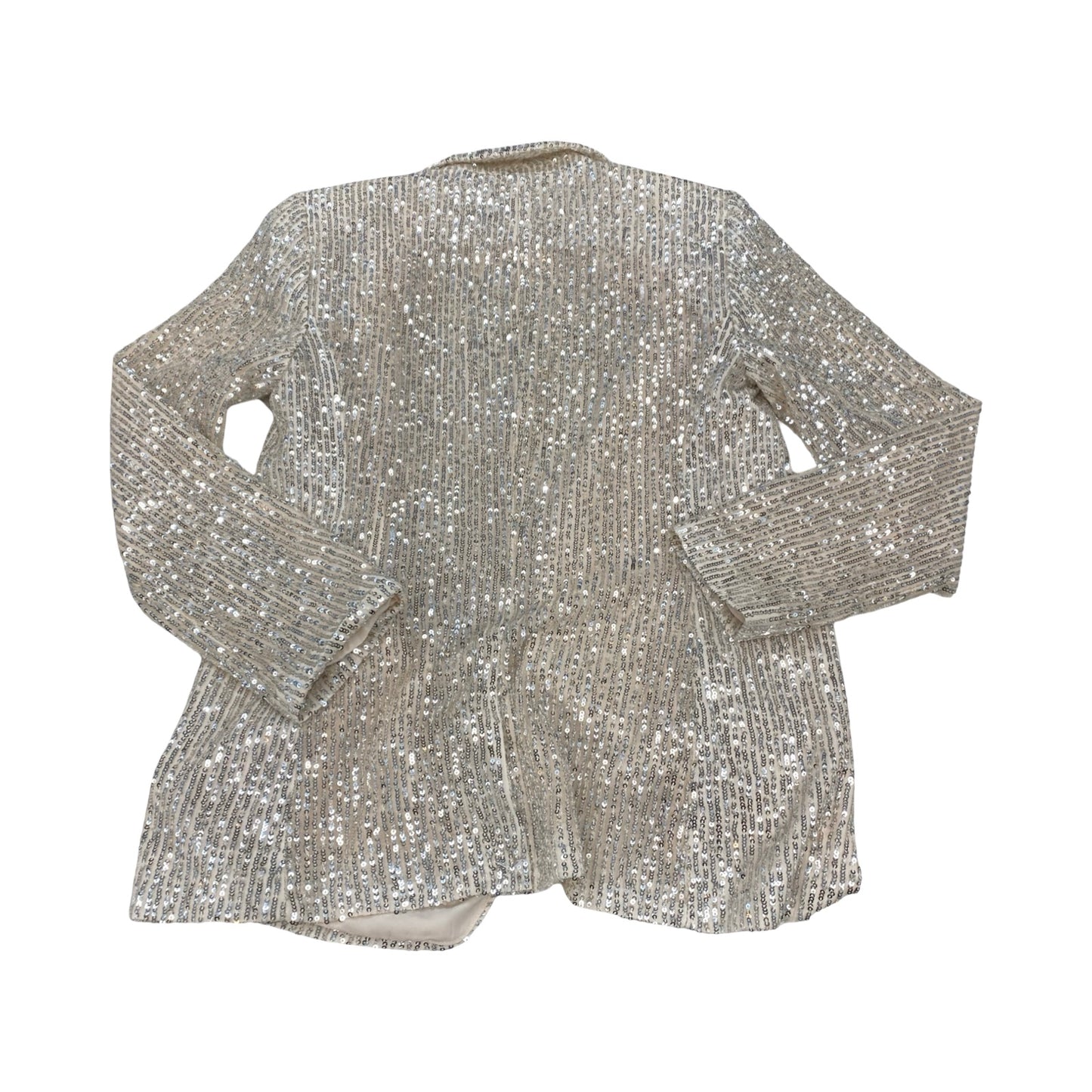 Blazer By Loft In Silver & Tan, Size:2P