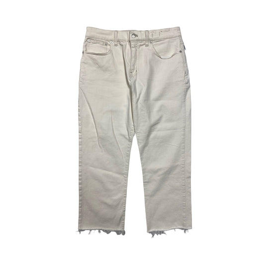 Jeans Wide Leg By Madewell In Cream, Size:10P
