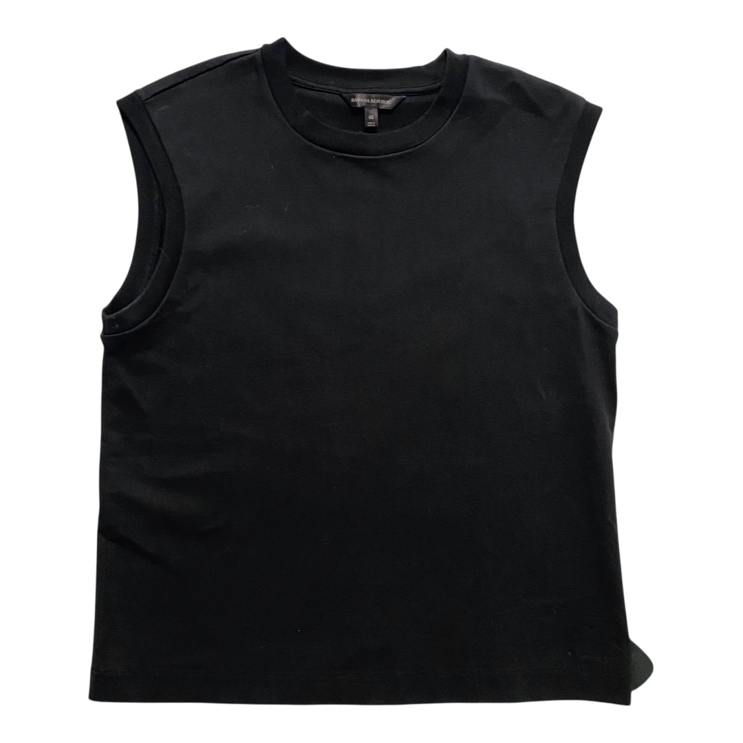 Top Sleeveless By Banana Republic In Black, Size:Xs