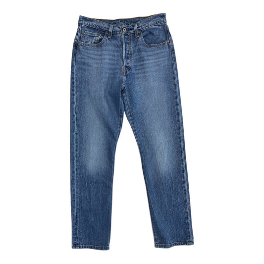 Jeans Straight By Levis In Blue Denim, Size:6