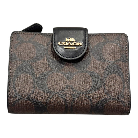 Wallet Designer By Coach In Brown, Size:Small