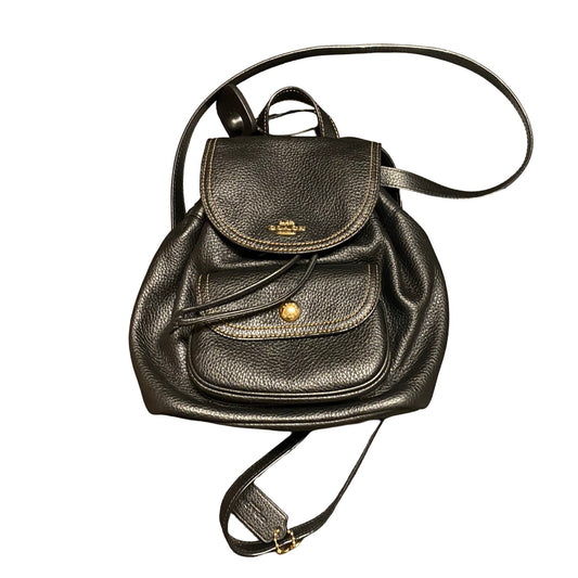 Backpack Designer By Coach In Black, Size:Small