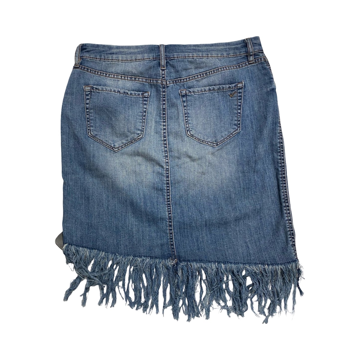 Skirt Midi By William Rast In Blue Denim, Size:10