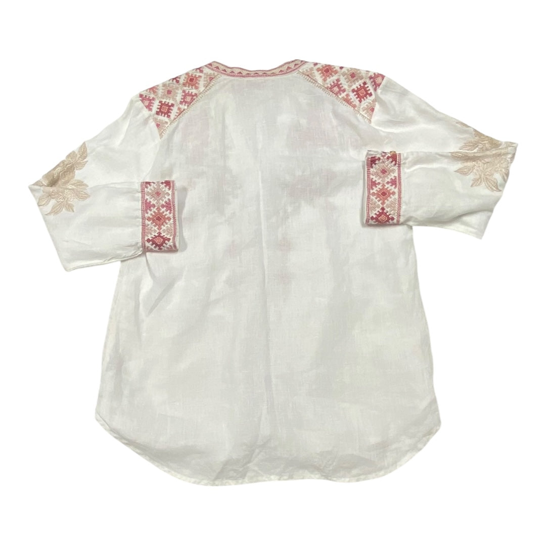 Top Ls Designer By Johnny Was In White, Size:S