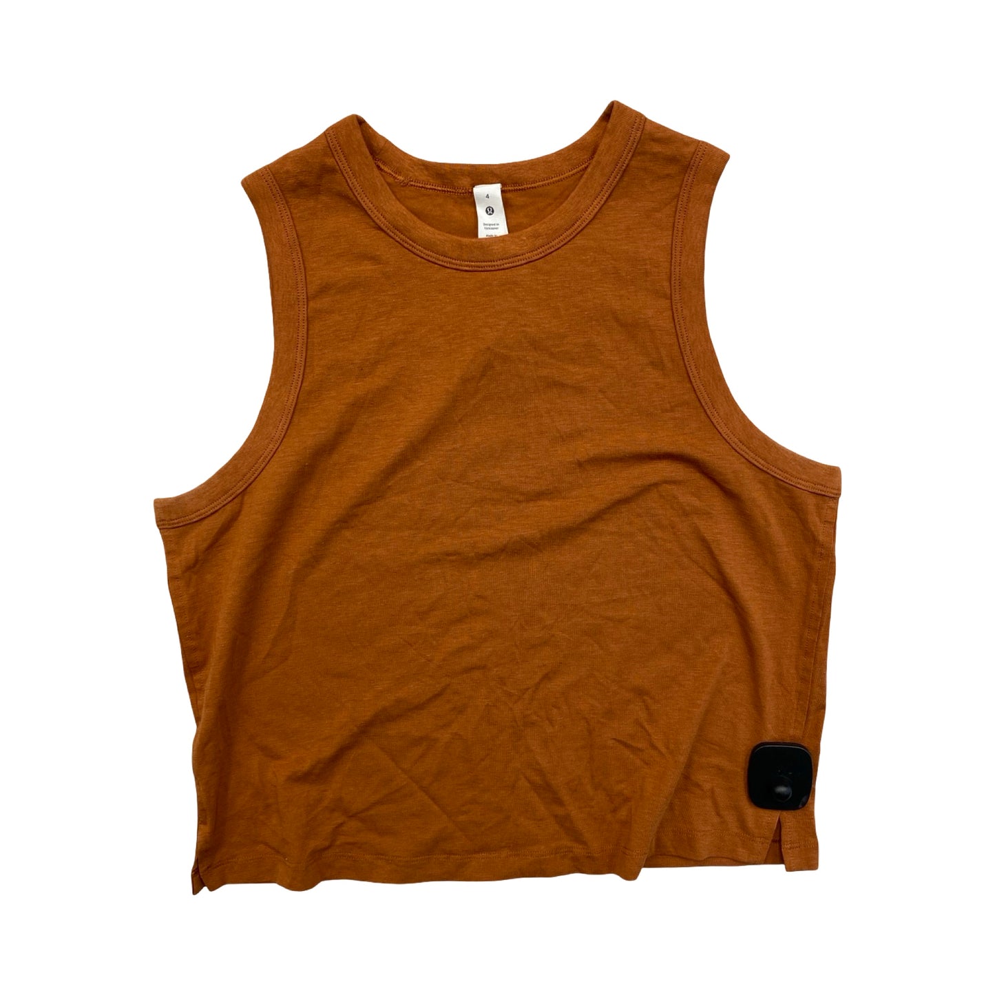 Athletic Tank Top By Lululemon In Brown, Size:4
