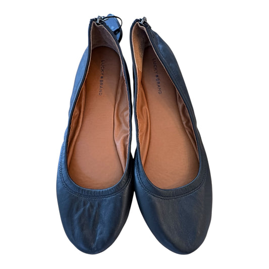 Shoes Flats By Lucky Brand In Black, Size:9.5